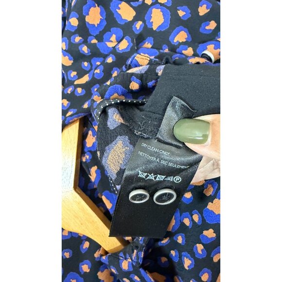 Anthropologie Loveland Jumpsuit US 6 UK 10 Leopard Print Viscose Wide Leg - Picture 10 of 14